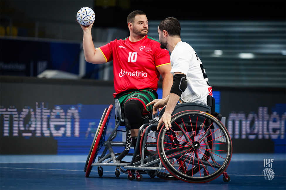 Portugal vs Egypt wheelchair handball
