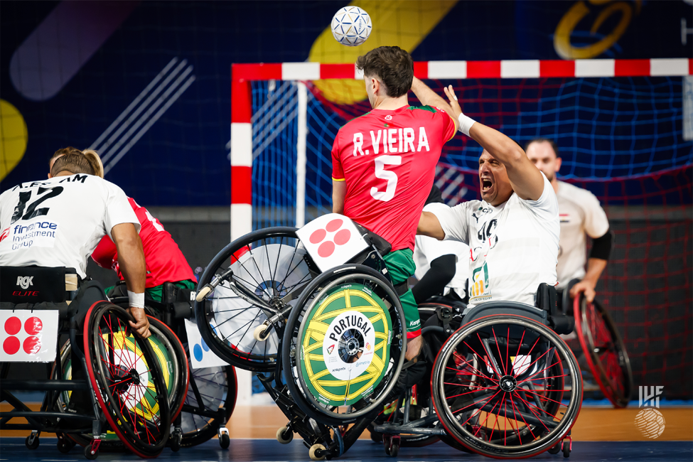 Portugal vs Egypt wheelchair handball