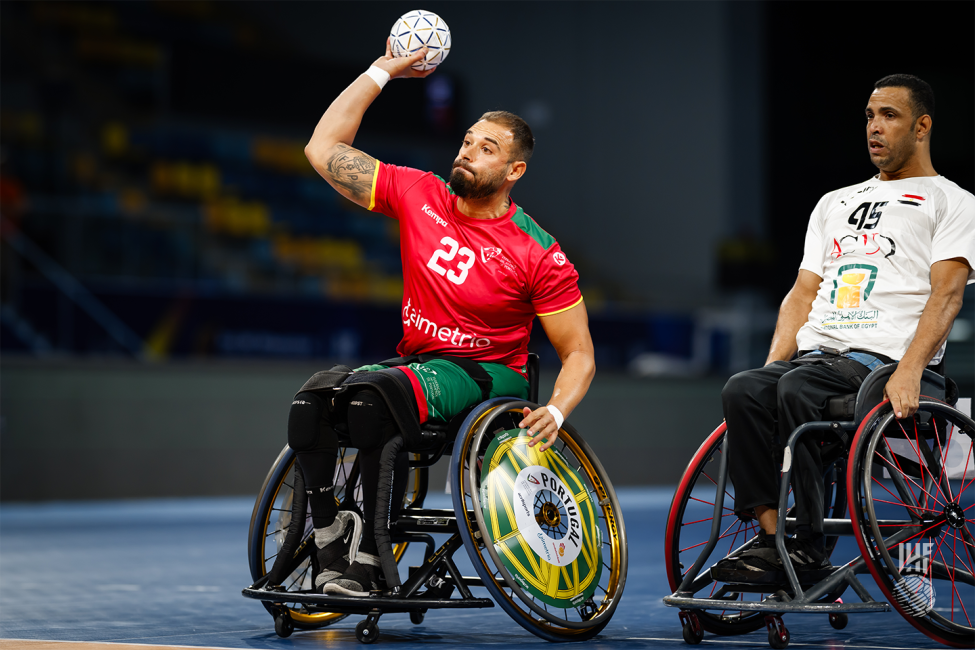 Portugal vs Egypt wheelchair handball