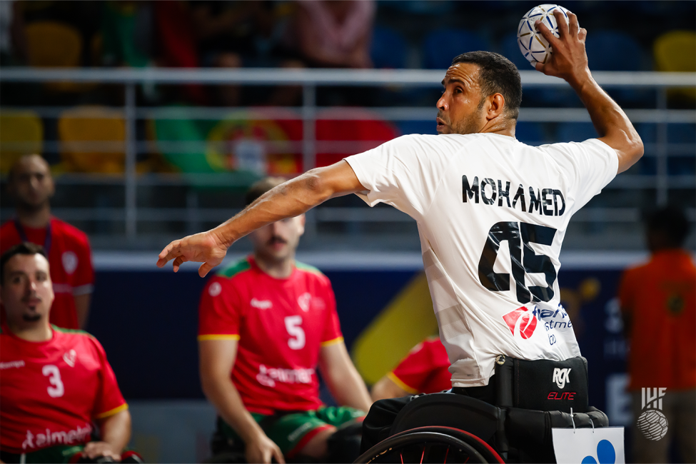Portugal vs Egypt wheelchair handball