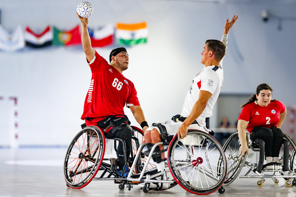 USA vs Chile wheelchair handball
