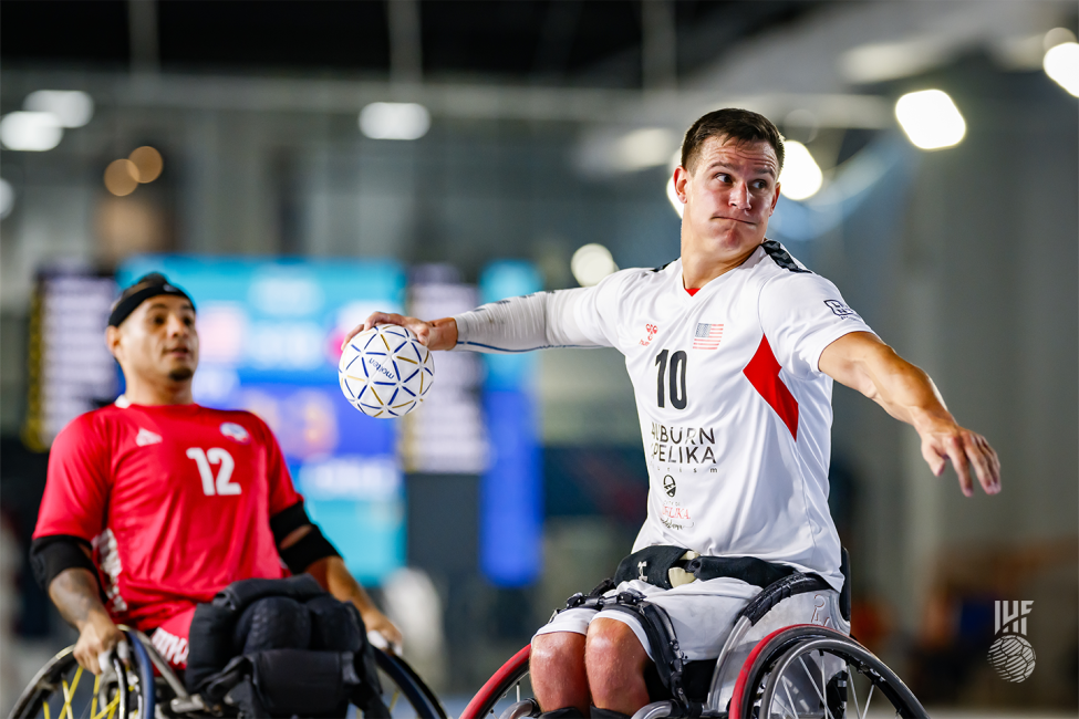 USA vs Chile wheelchair handball
