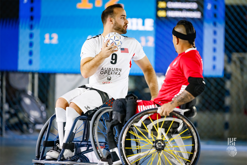 USA vs Chile wheelchair handball