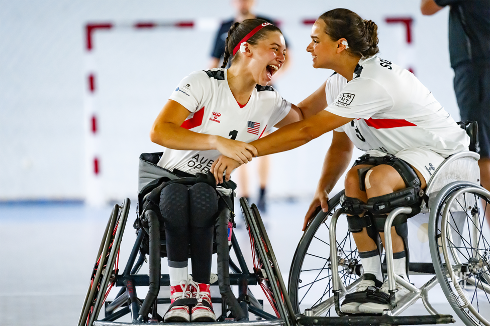 USA vs Chile wheelchair handball