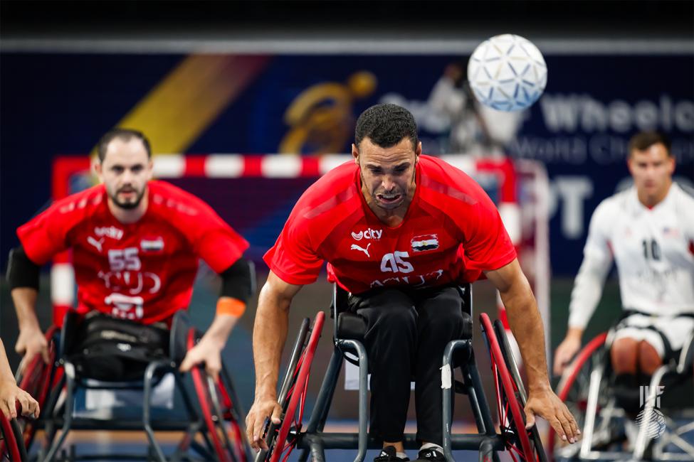 USA vs Egypt wheelchair handball