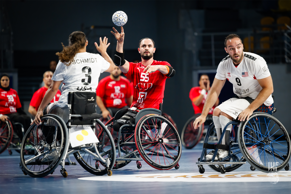 USA vs Egypt wheelchair handball