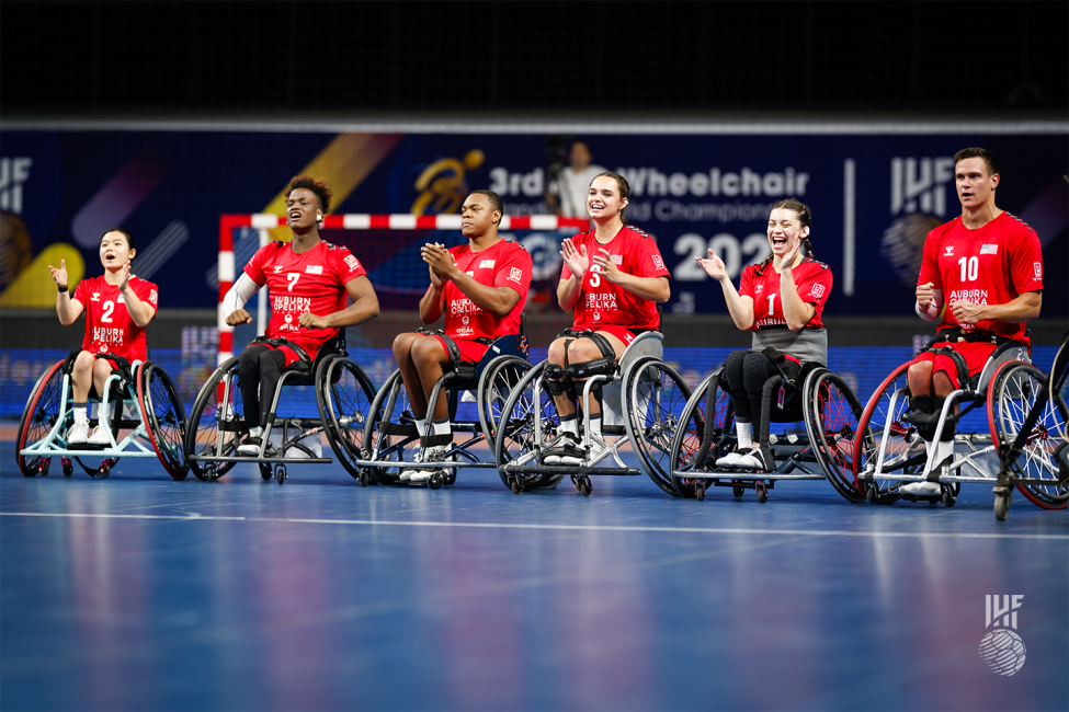 USA vs Japan wheelchair handball