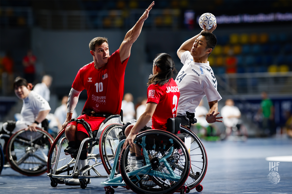 USA vs Japan wheelchair handball