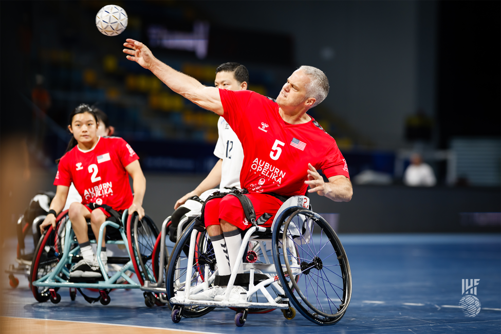 USA vs Japan wheelchair handball