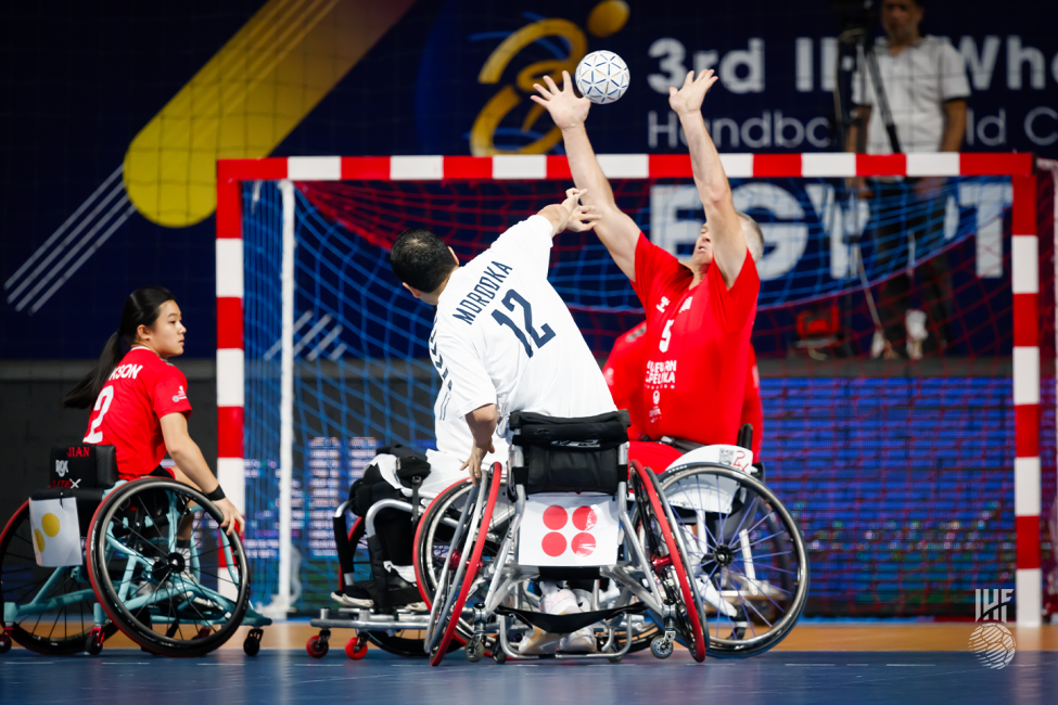 USA vs Japan wheelchair handball