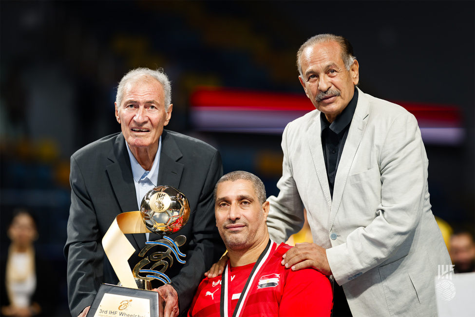 Egypt 2024 wheelchair handball medal ceremony