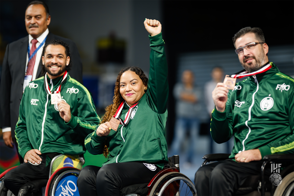 Egypt 2024 wheelchair handball medal ceremony