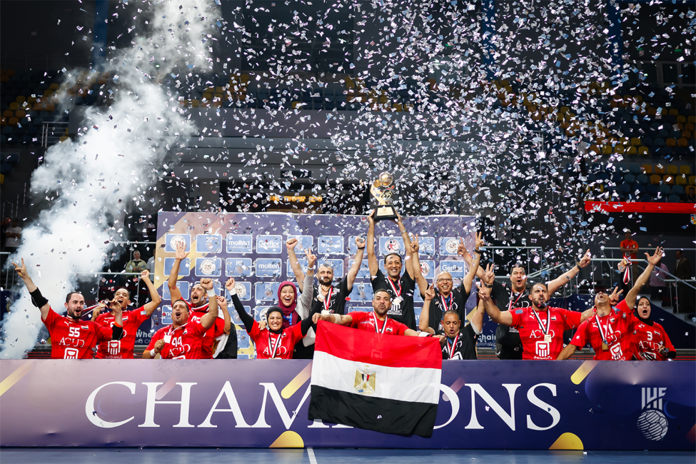 Egypt 2024 wheelchair handball medal ceremony