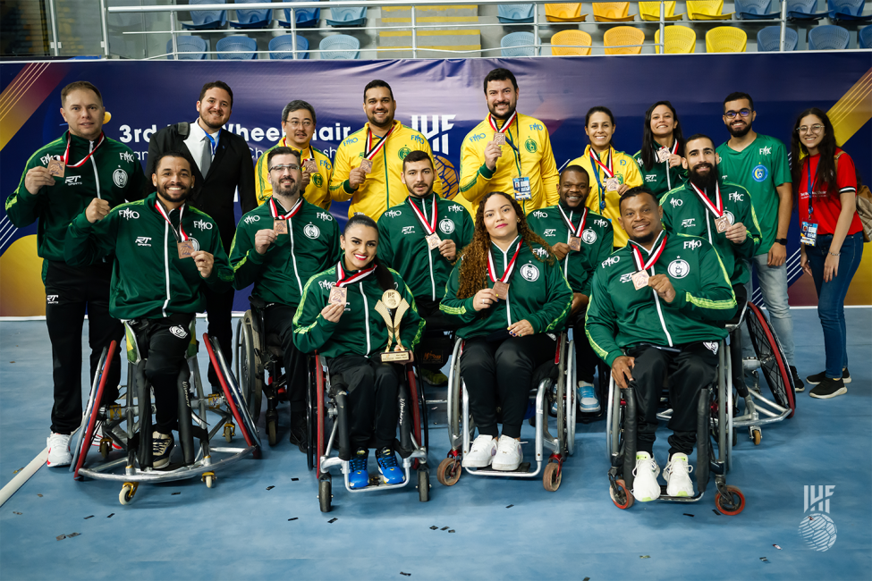 Egypt 2024 wheelchair handball medal ceremony