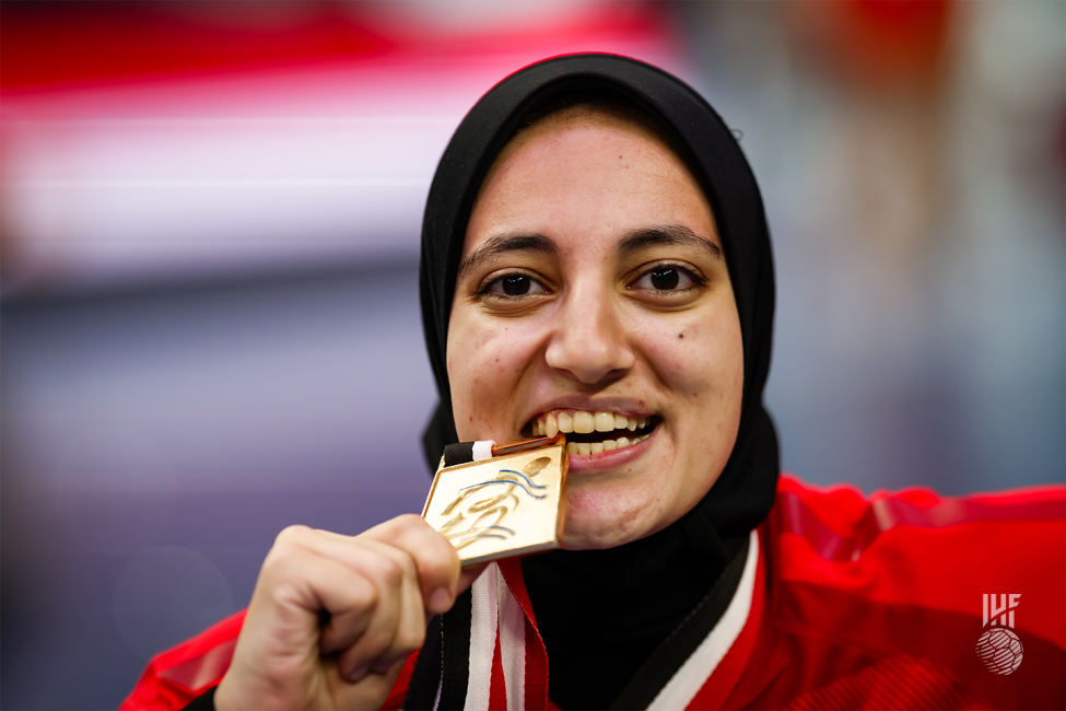 Egypt 2024 wheelchair handball medal ceremony