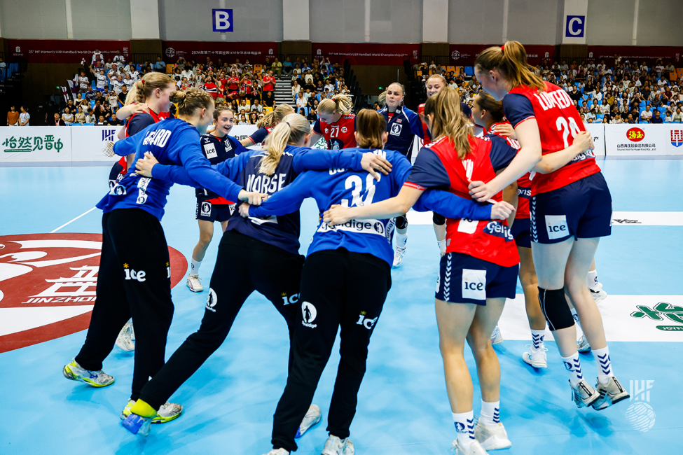 Norway team celebrating