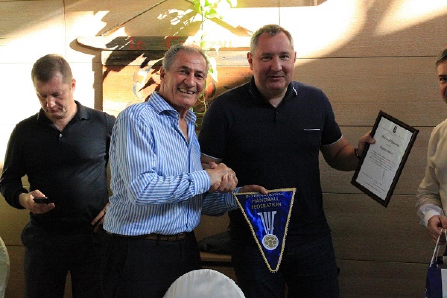 Meeting with Russia’s Deputy Prime Minister and the President of the Russian Handball Federation