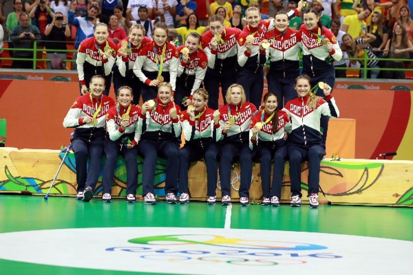 Russia win first Olympic women's title