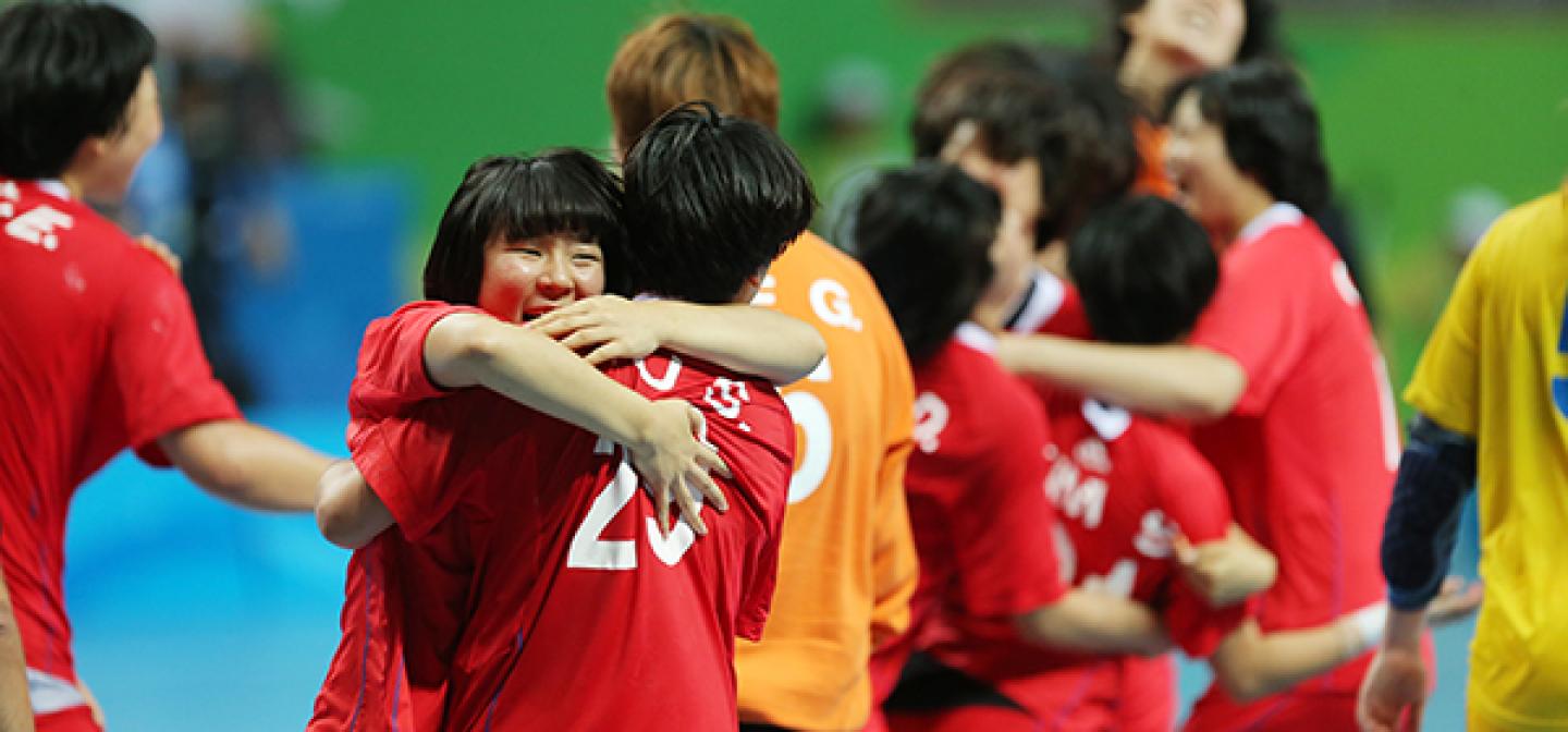 Korean girls first finalist after semi thriller