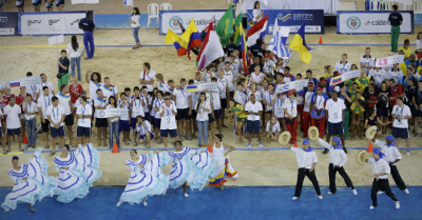 Colombia Welcomes Beach Handball with an unforgettable opening ceremony
