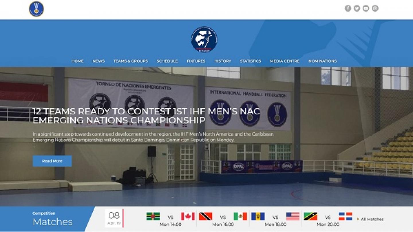 Follow the 1st IHF Men’s NAC Emerging Nations Championship on competition.ihf.info