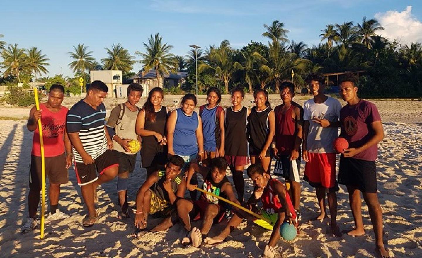 First Beach Handball Challenge concludes in Kiribati
