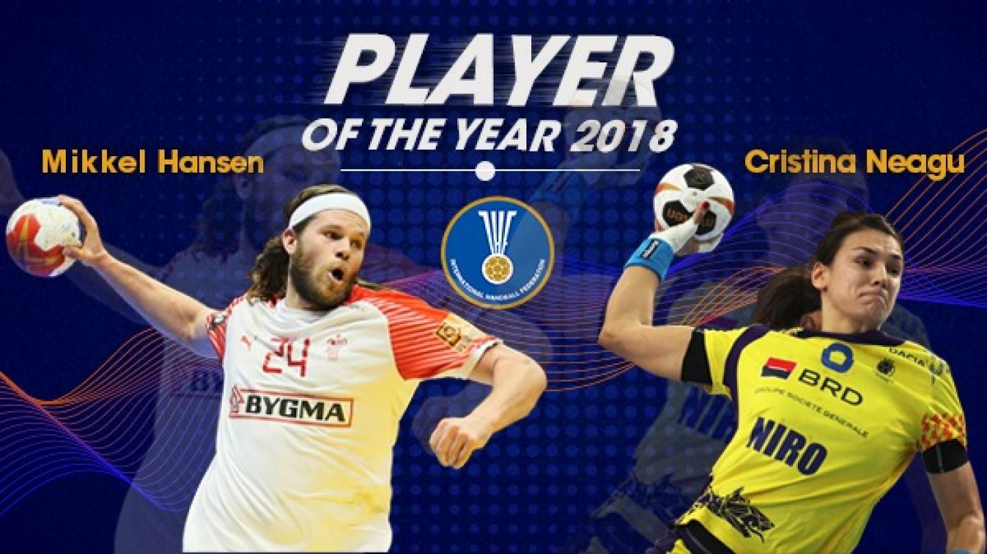 Neagu and Hansen named 2018 World Players of the Year
