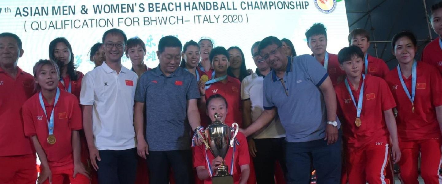 Qatar defend title; China claim first Asian Beach Handball Championship trophy