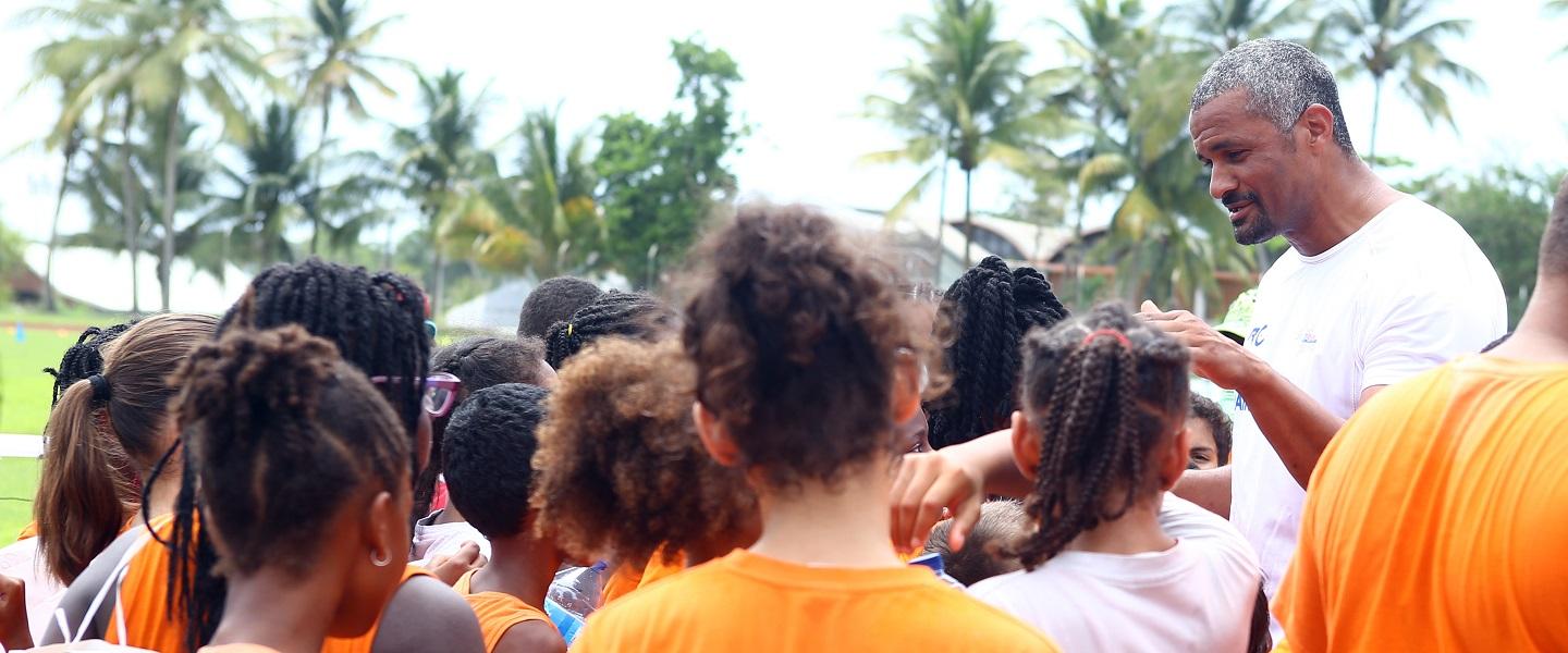 Continental champions and professional players at Air Caraibes Cup 2019