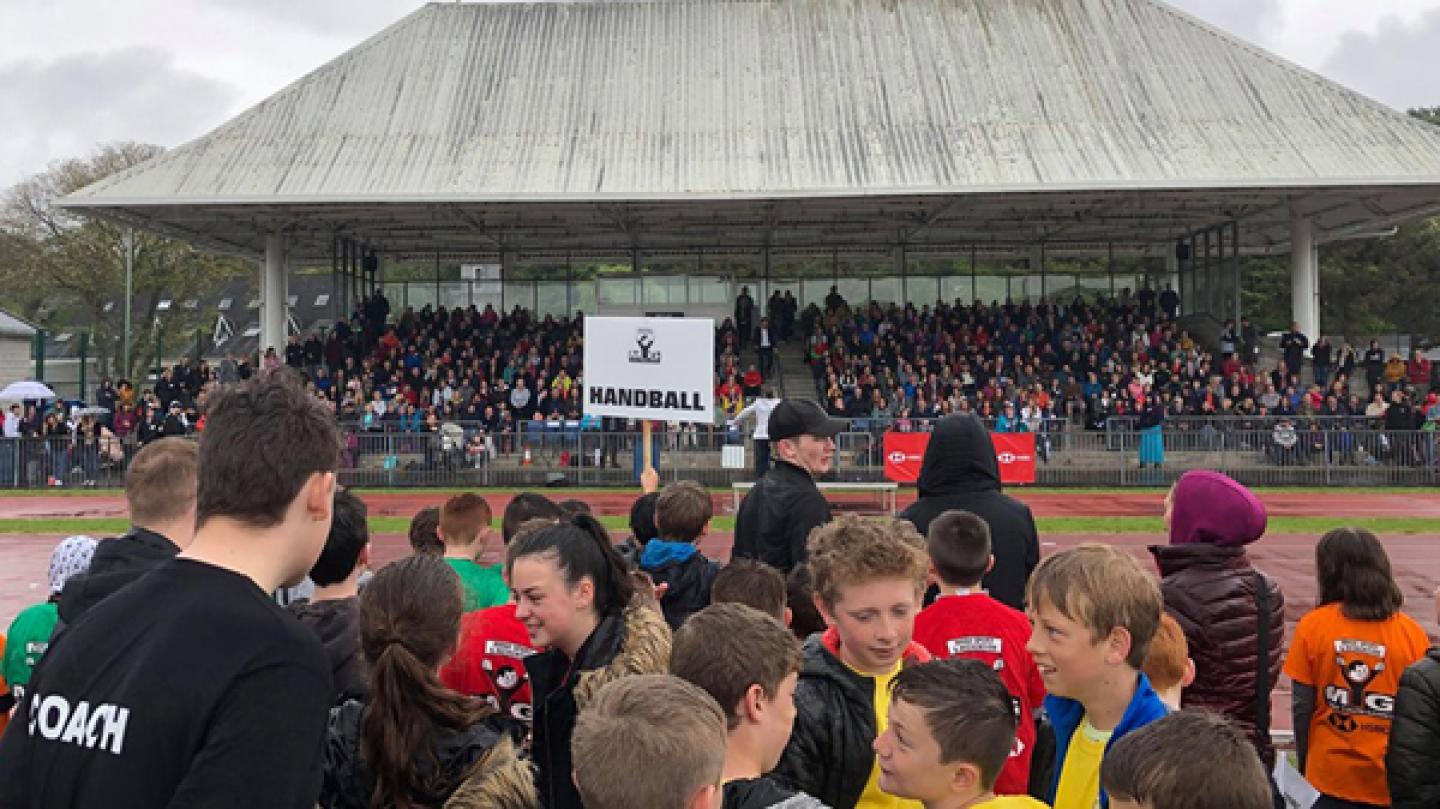 Handball comes to Manx Youth Games
