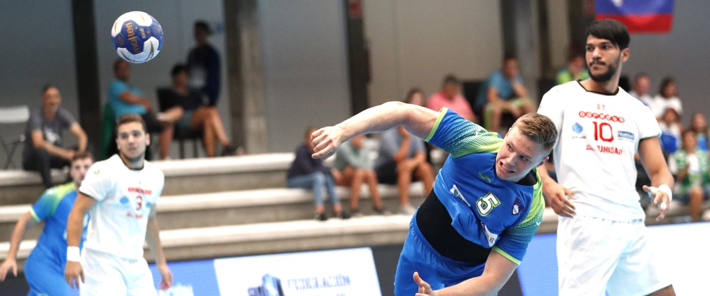 European champions Slovenia defeat Tunisia, set up 5/6 place match against Denmark 