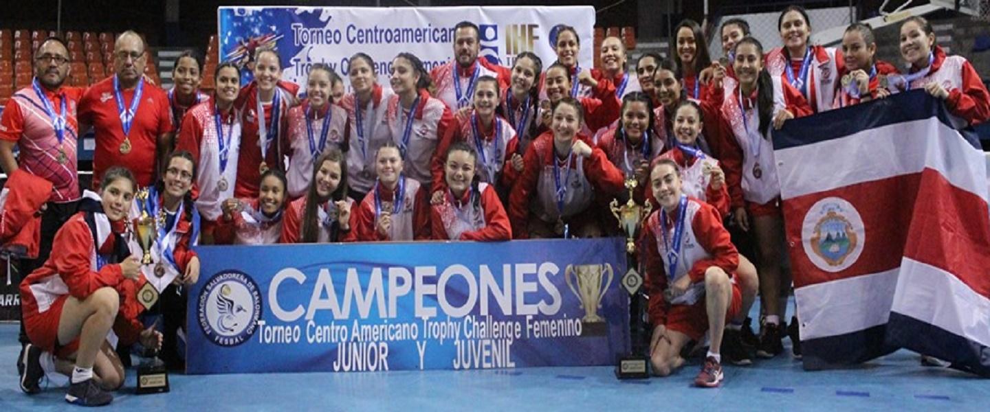 Perfect records earn Costa Rica youth and junior titles at IHF Trophy – Central American Zone