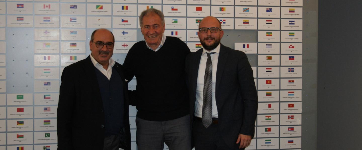 IHF President Meets FIGH for 2020 Beach Handball World Championship Talks