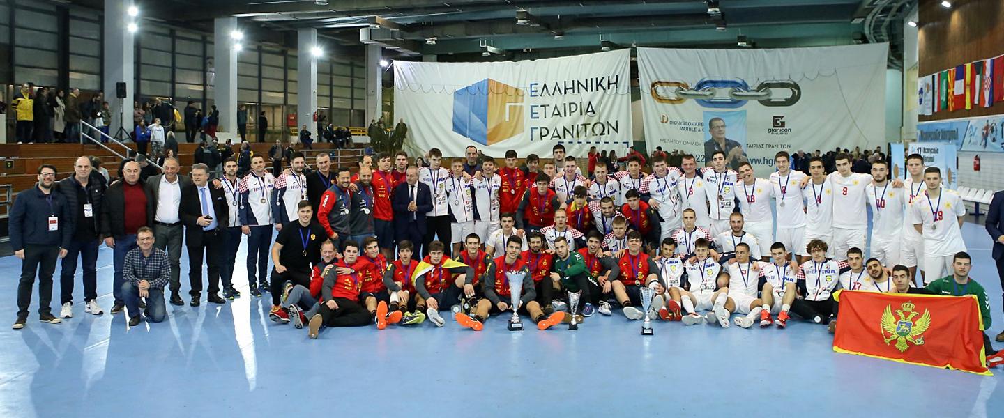 Spain men champions of the Mediterranean