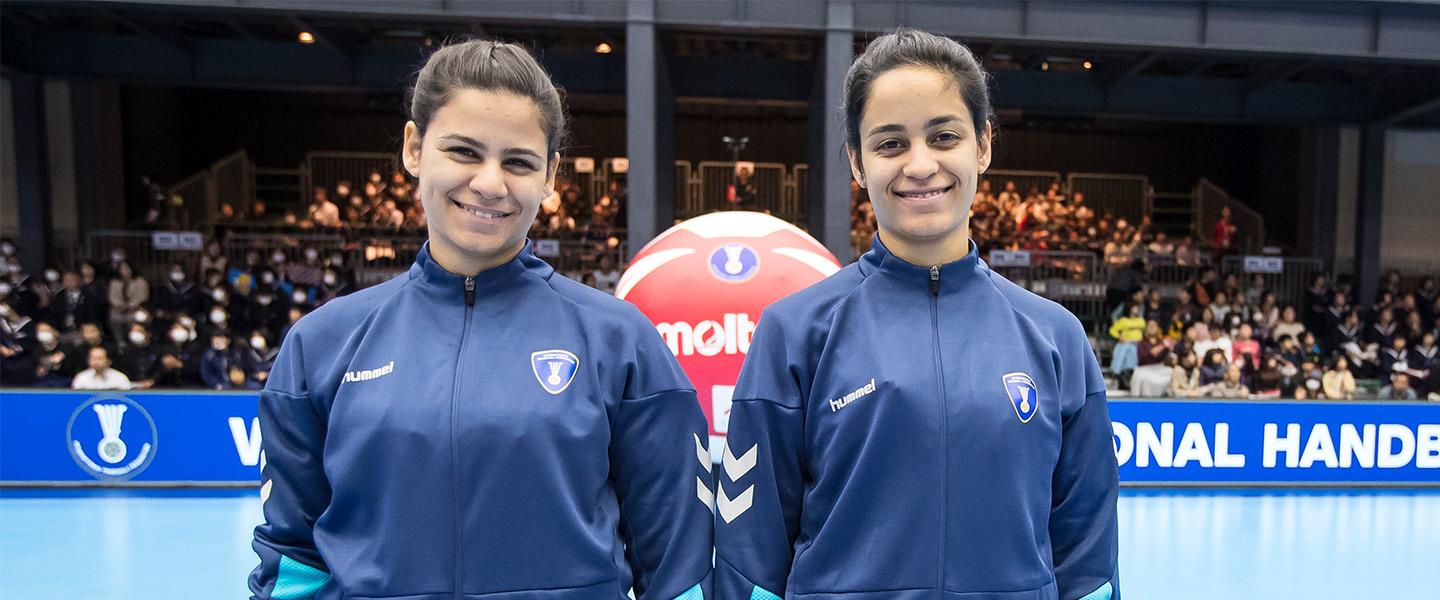 Yasmina and Heidy Elsaied: Leading the way for female referees in Egypt