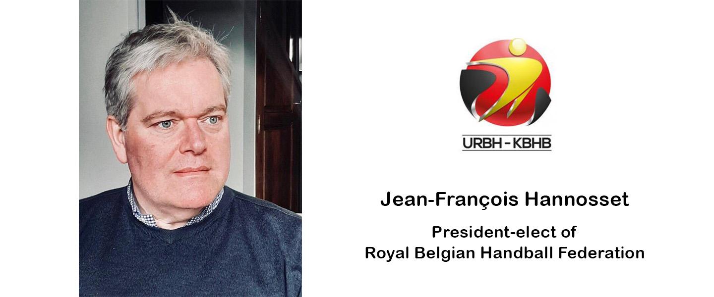 Hannosset succeeds Moons as Royal Belgian Handball Federation President