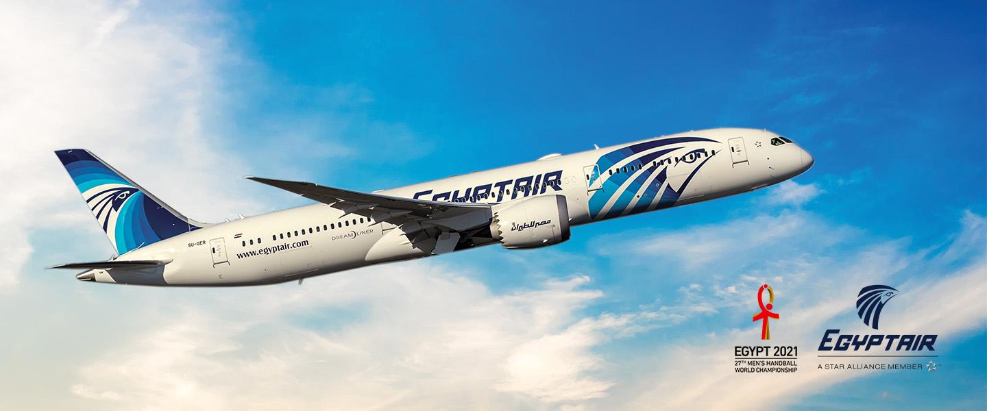 EGYPTAIR spreading the message of Egypt 2021 around the world