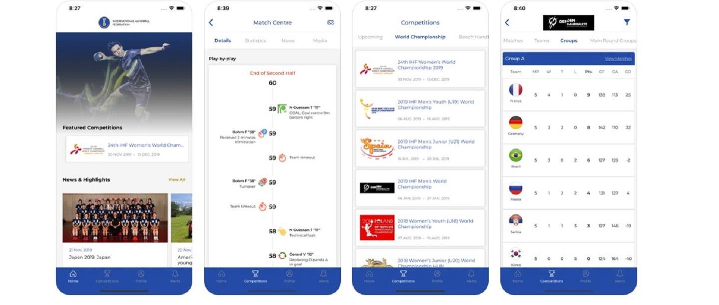 IHF app and games: Bringing you closer to the action