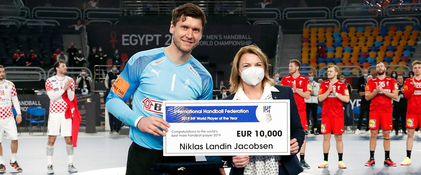 Landin receives 2019 IHF World Player of the Year award