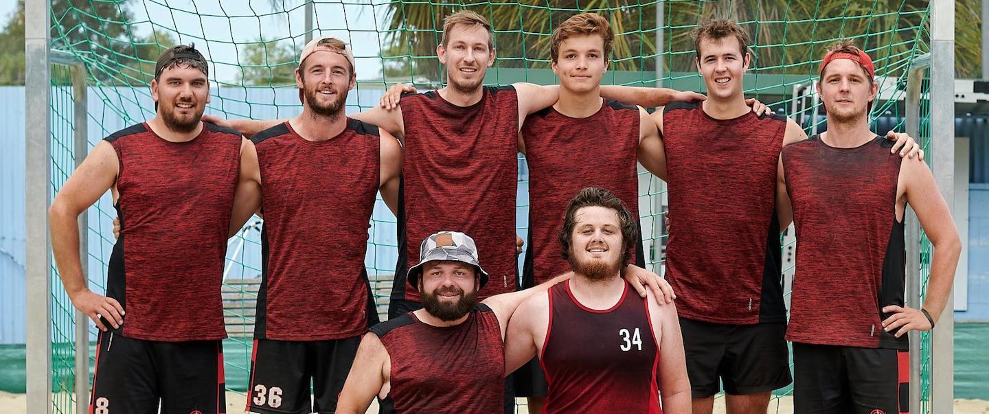 Mad Bois and Parrots share the wins at first-ever NZHF Beach Handball National Championships