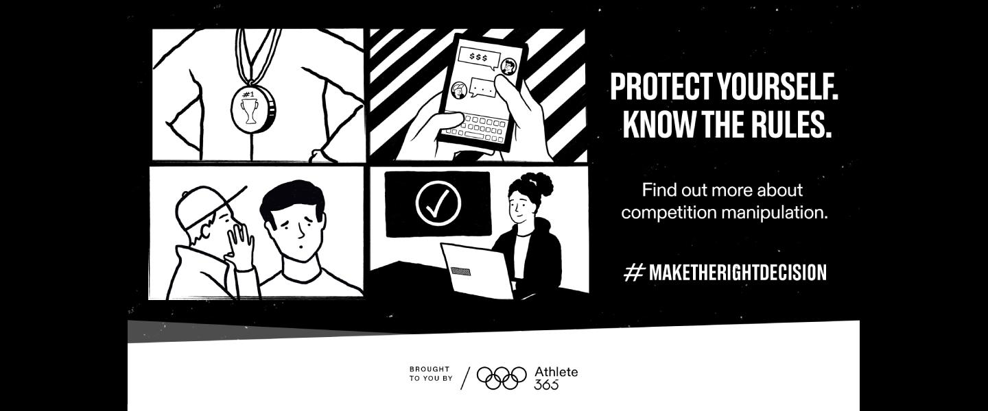 IOC campaign urges everyone to ‘Make the Right Decision’