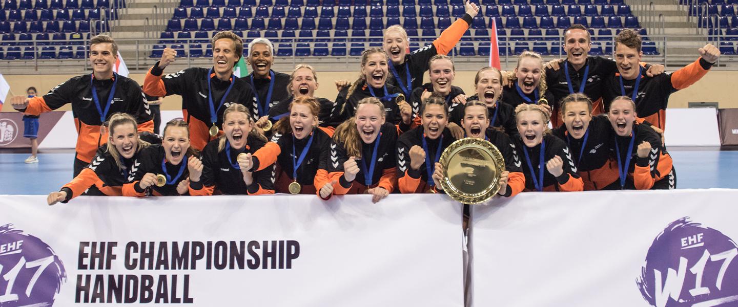 Netherlands and North Macedonia claim Women’s 17 EHF Championship trophies