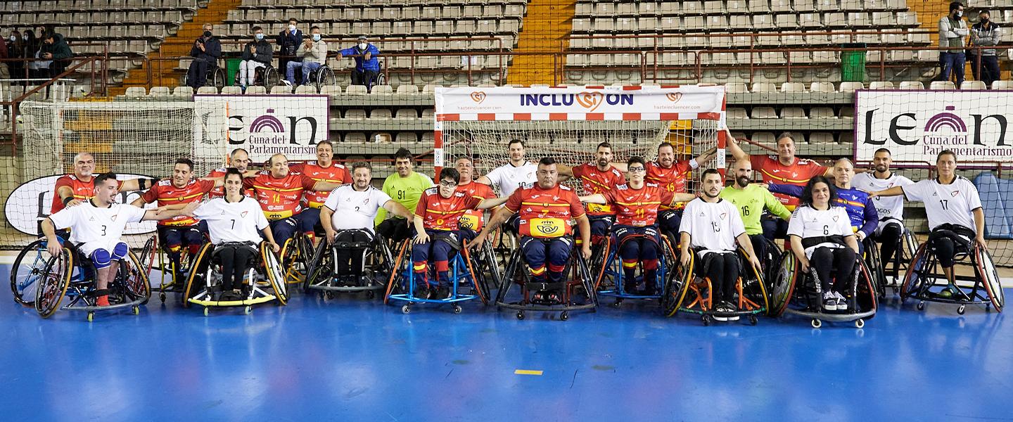 Spain’s national wheelchair handball team makes debut in all-Iberian clash