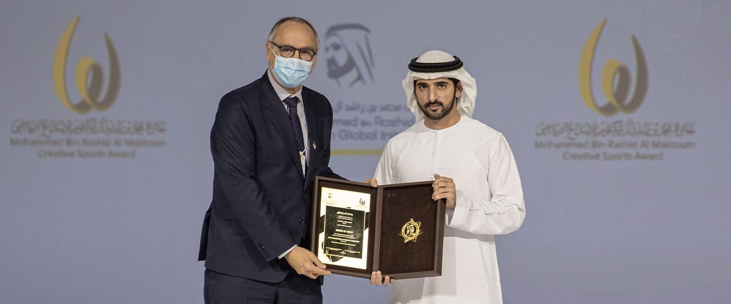 International Handball Federation receives Mohammed bin Rashid Al Maktoum Creative Sports Award
