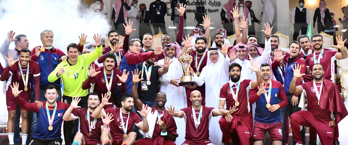 Qatar down Bahrain again for continental men’s glory