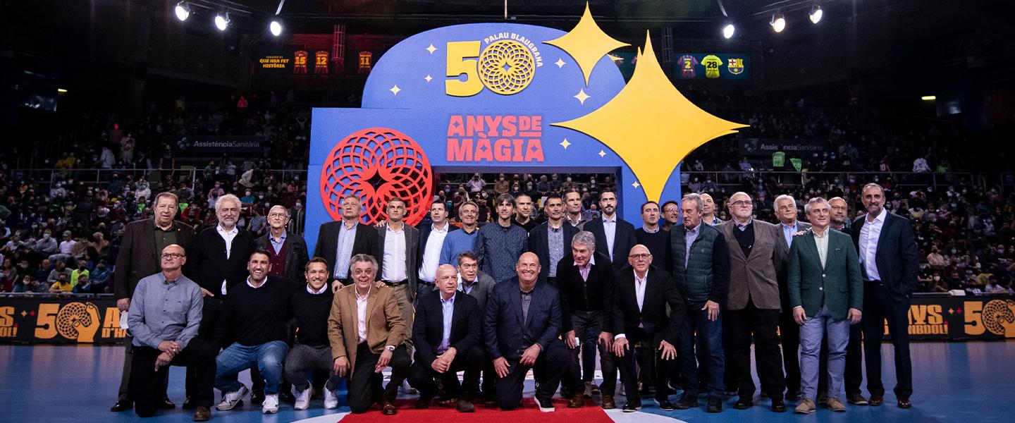 Barça celebrate 50 years of Palau Blaugrana