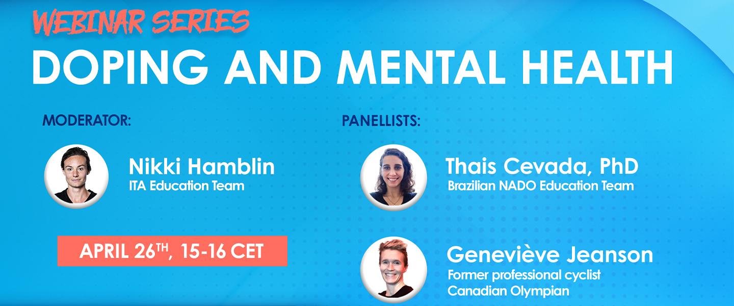 ITA offer webinar exploring the relationship between doping and mental health