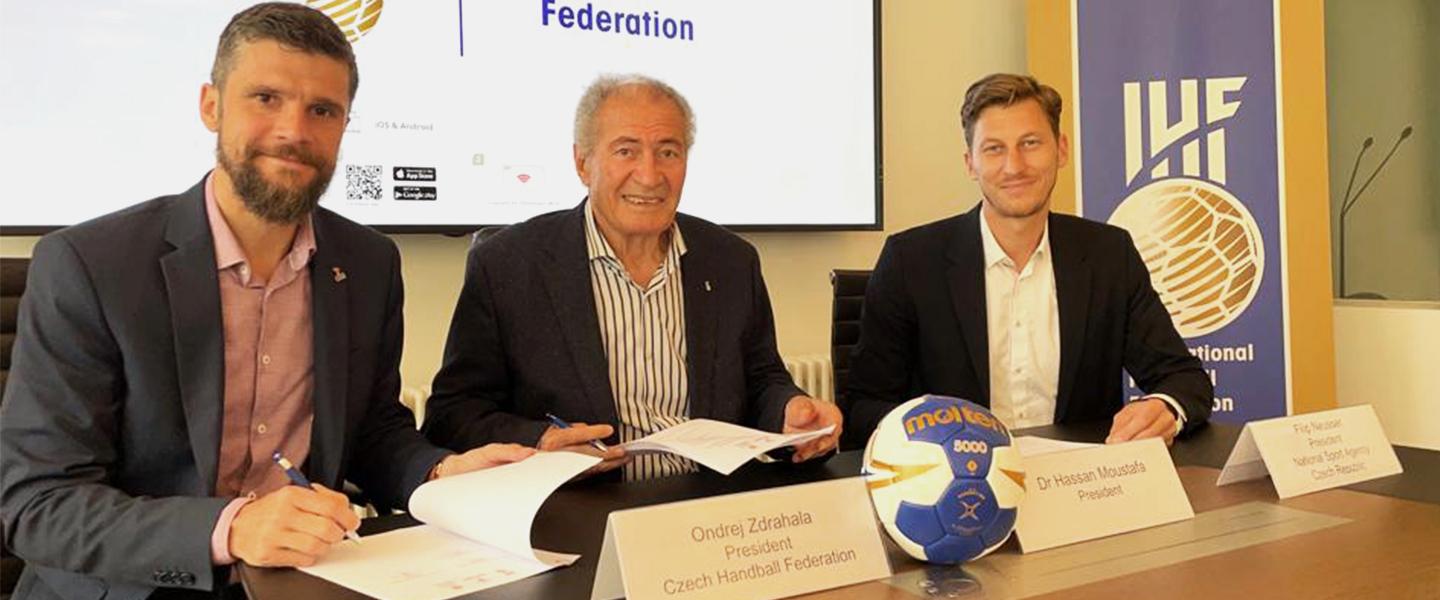 IHF, Czech Handball Association and Czech Republic National Sports Agency sign Memorandum of Understanding