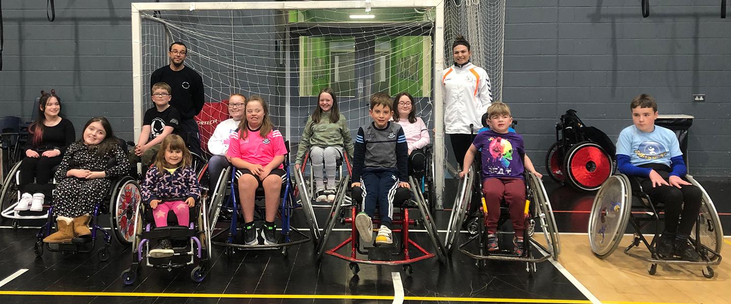 Wheelchair handball makes debut in Ireland