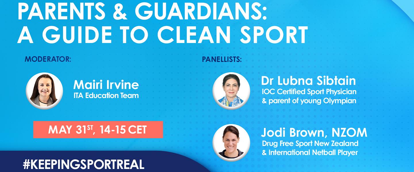 ITA offer webinar focusing on parents and guardians and their role in clean sport
